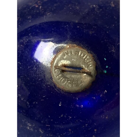 Vintage Glass Christmas Ornaments Set 14 Assorted Colors Sizes - Picture 7 of 8